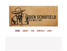 Tablet Screenshot of denschofield.com